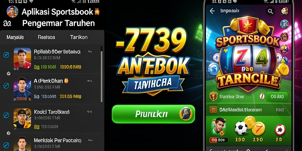 Tampilan menarik dari antarmuka aplikasi Sportsbook 2739.