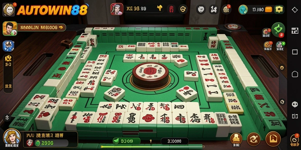 Screenshot gameplay Mahjong dari AUTOWIN88 yang penuh tantangan.