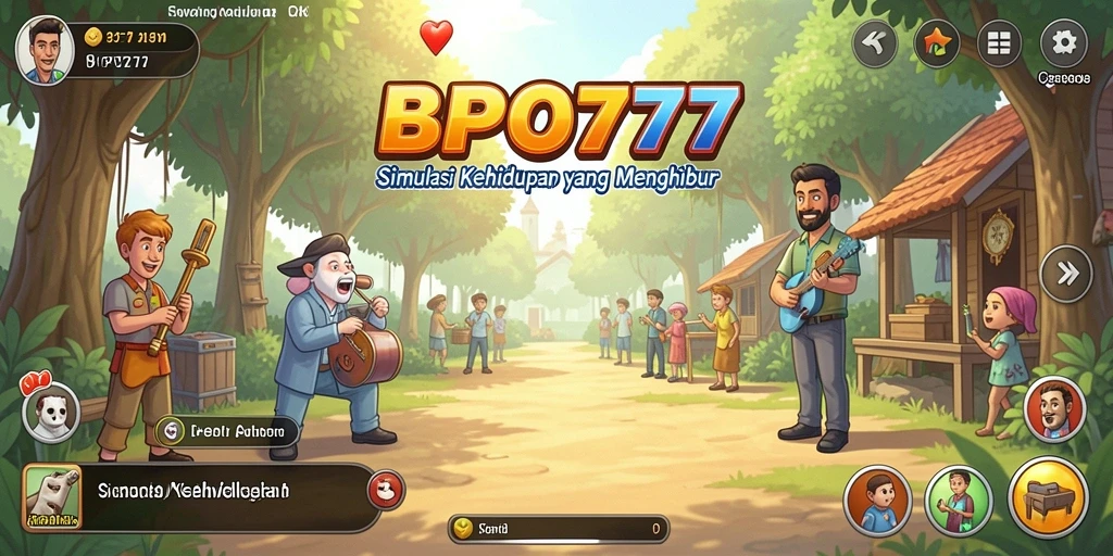 Screenshot BPO777 menampilkan gameplay simulasi yang menarik.