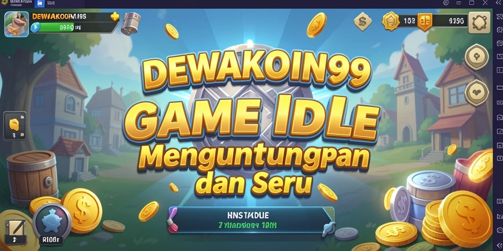 Tampilan gameplay menarik di DEWAKOIN99 dengan koin yang terus bertambah.