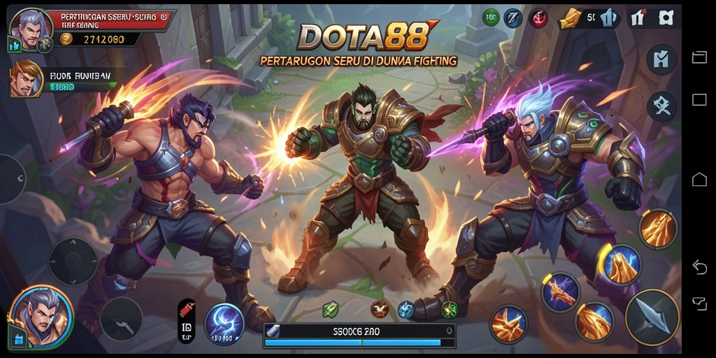 Tampilan seru pertarungan di DOTA88 dengan grafis menawan.