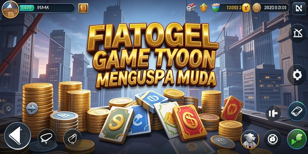Tampilan gameplay menarik di FIATOGEL dengan simulasi bisnis yang seru.