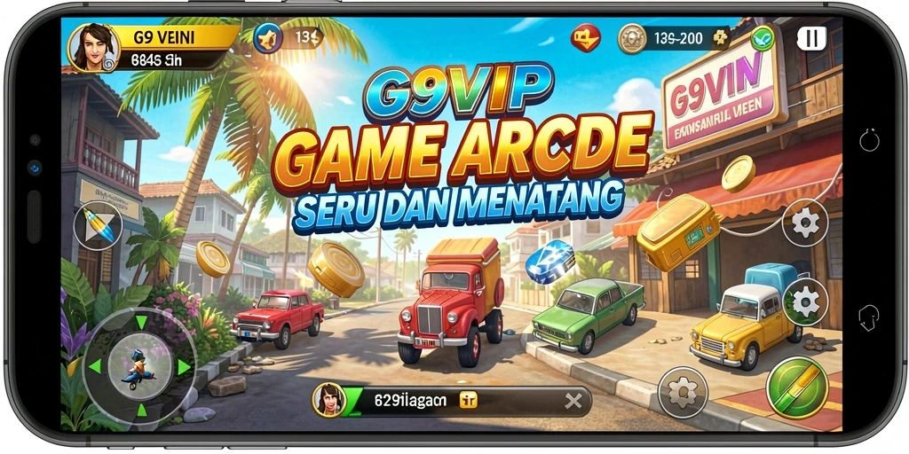 Tampilan gameplay G9VIP yang memikat dan seru dalam permainan Arcade.