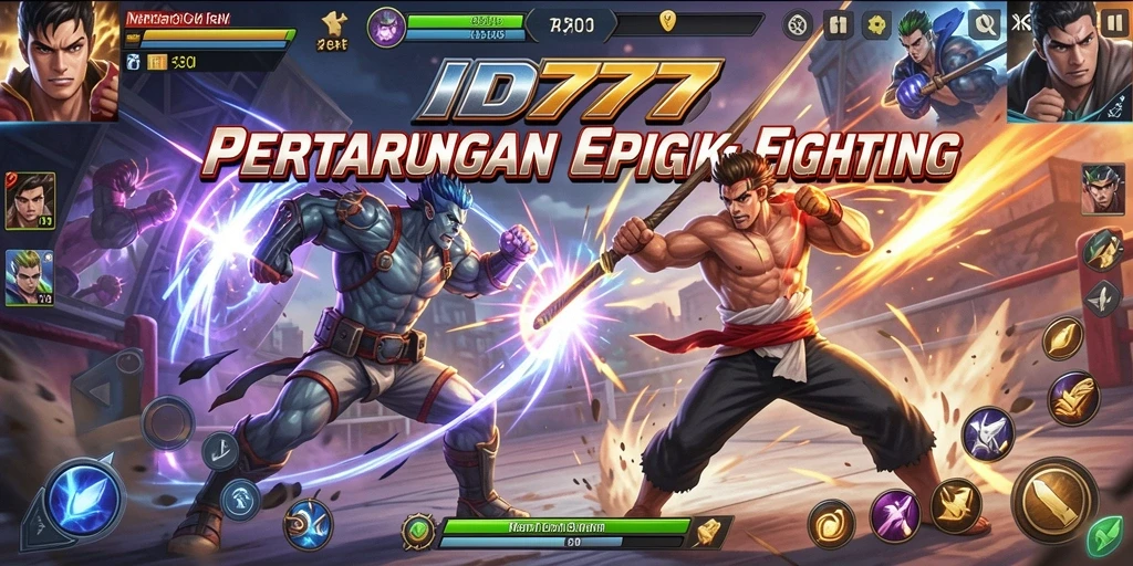 Gameplay mendebarkan dengan pertarungan karakter yang seru