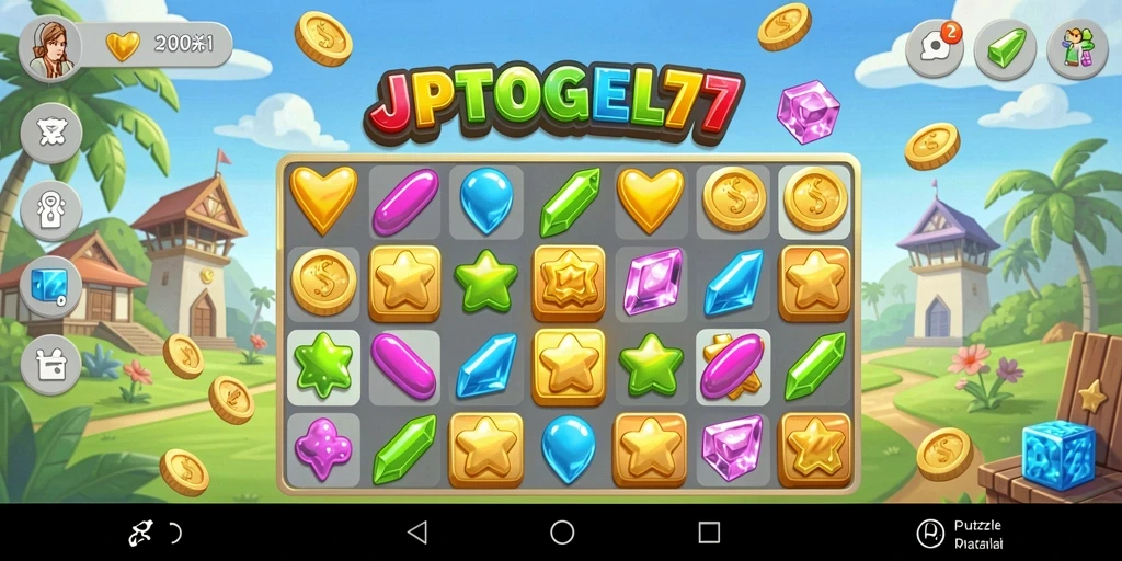 Tampilan gameplay menarik dari JPTOGEL77 yang penuh warna.