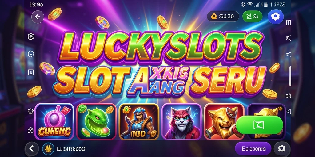 Screenshot gameplay LUCKYSLOTS yang mendebarkan dan penuh aksi.