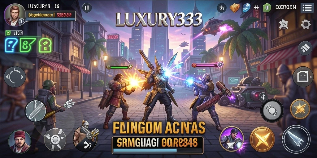 Screenshot gameplay LUXURY333 menunjukkan strategi dan taktik yang mendebarkan.