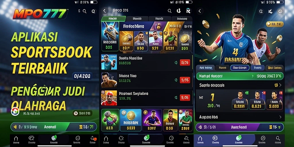 Tampilan gameplay Sportsbook dari MPO777 yang menarik dan interaktif.