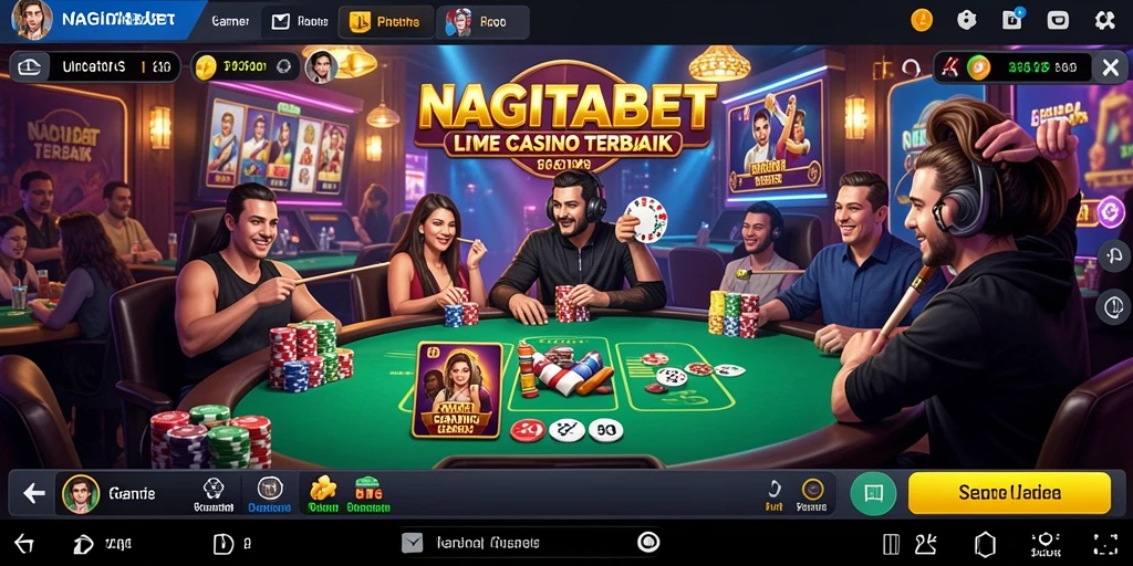 Gameplay NAGITABET yang mendebarkan dalam sesi Live Casino.