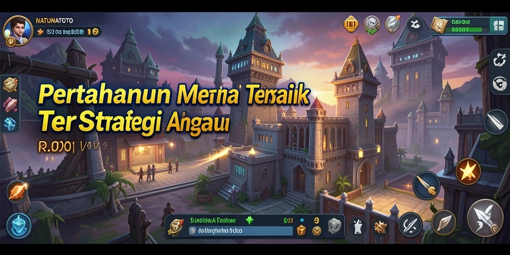 Tampilan gameplay Tower Defense yang strategis dan menarik.