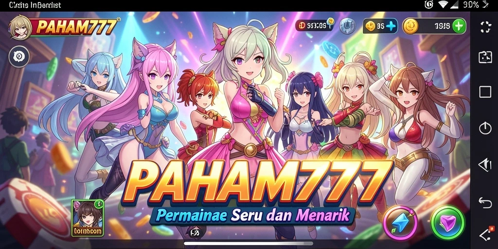 Tampilan menarik dari gameplay anime PAHAM777.