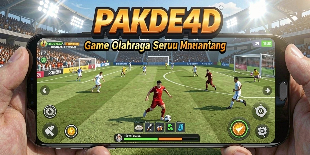 Tampilan menarik gameplay PAKDE4D dengan aksi olahraga yang dinamis.