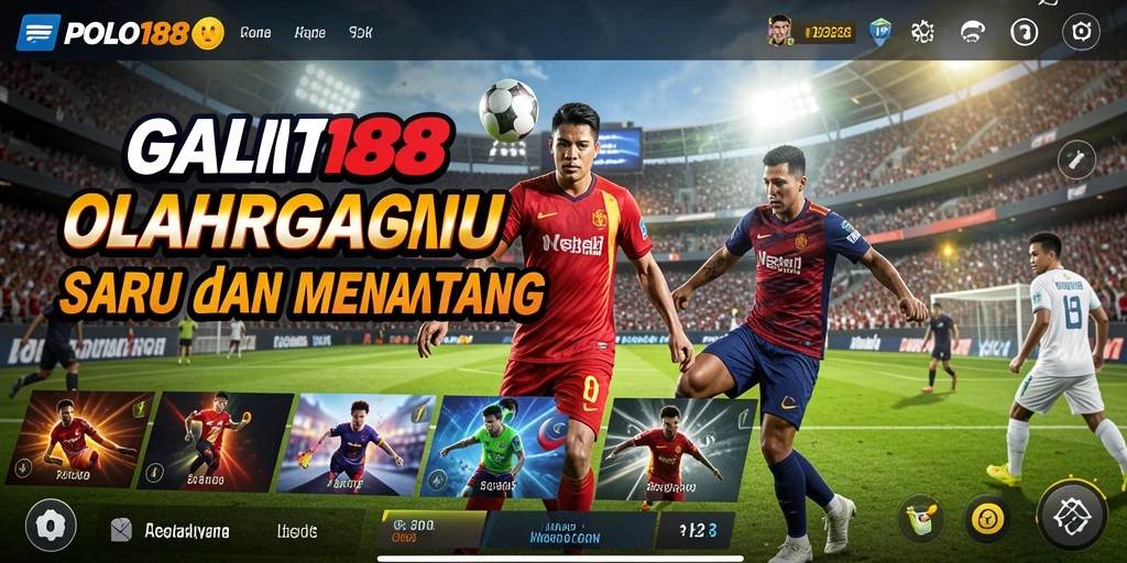 Tampilan menarik dari permainan olahraga seru POLO188.