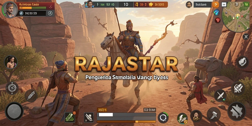 Tampilan gameplay menarik dari RAJASTAR dengan grafis yang memukau.