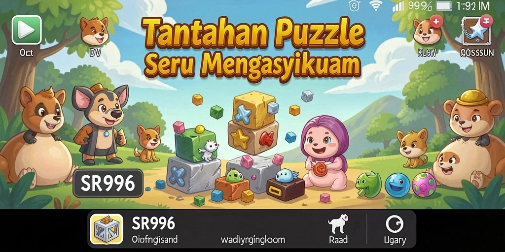 Tampilan gameplay SR996 yang menarik dalam menyelesaikan teka-teki Puzzle.