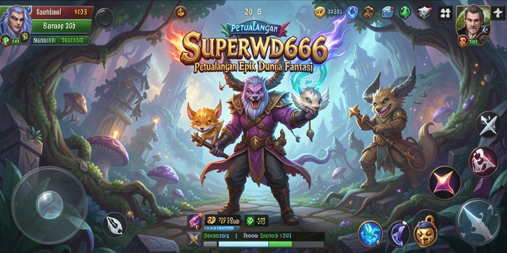 Tangkapan layar gameplay SUPERWD666 yang menampilkan aksi seru dan visual menawan.