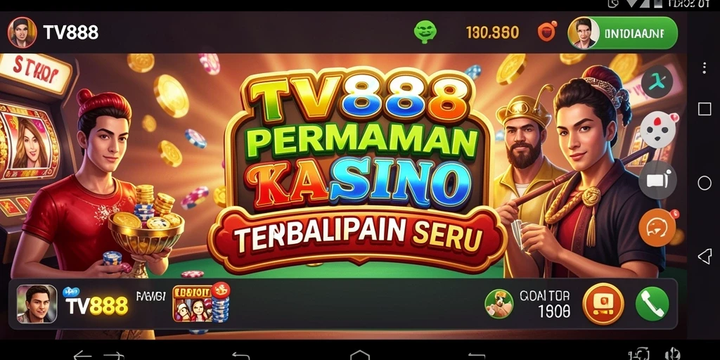 Gameplay TV888 yang menegangkan dan penuh warna.
