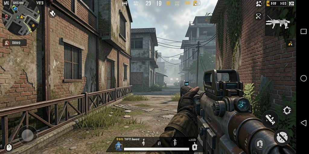 Screenshot utama V89 menampilkan aksi gameplay TPS yang mendebarkan.